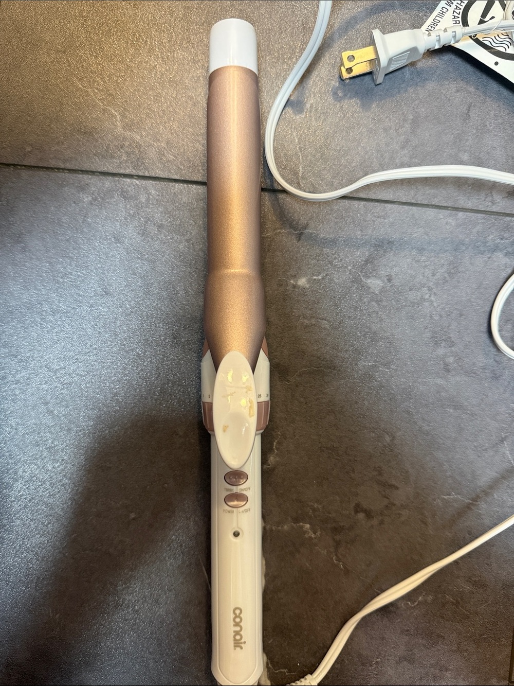 Conair Gold-Tone Curling Wand